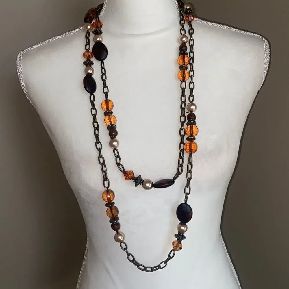 Bohemian Beaded Necklace!